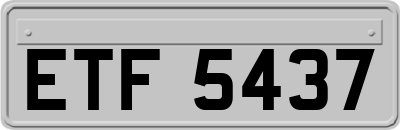 ETF5437