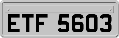 ETF5603