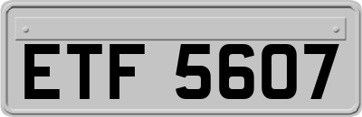 ETF5607