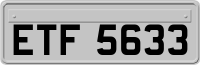 ETF5633