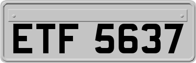 ETF5637