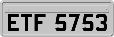ETF5753