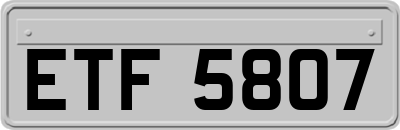 ETF5807