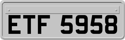 ETF5958