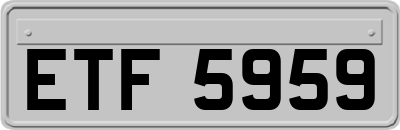 ETF5959