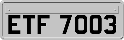 ETF7003