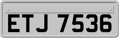 ETJ7536