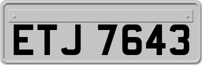 ETJ7643