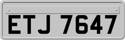 ETJ7647