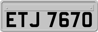 ETJ7670