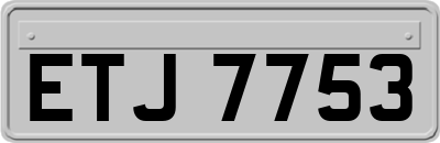 ETJ7753