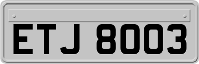 ETJ8003