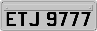 ETJ9777