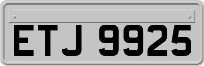 ETJ9925