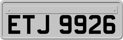 ETJ9926