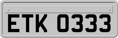 ETK0333