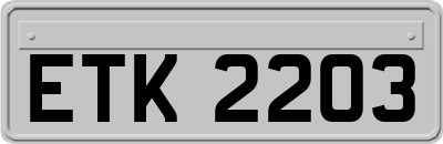 ETK2203