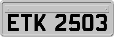 ETK2503