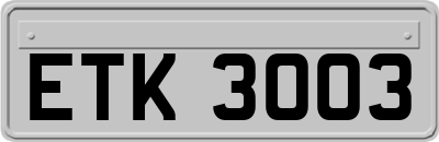 ETK3003