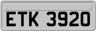 ETK3920