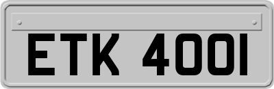 ETK4001