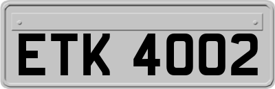 ETK4002