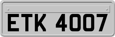 ETK4007