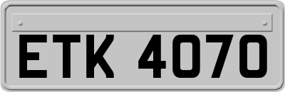ETK4070