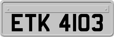 ETK4103