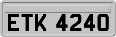 ETK4240