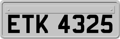 ETK4325