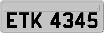 ETK4345