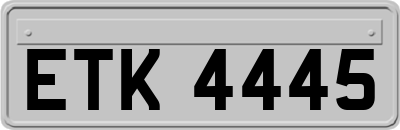 ETK4445