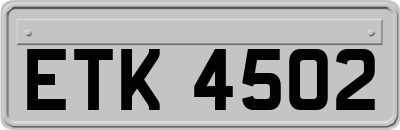 ETK4502