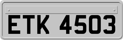 ETK4503