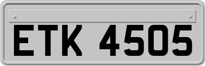 ETK4505