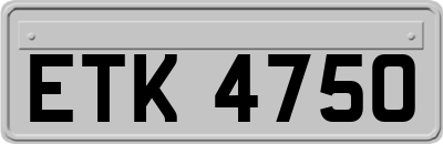 ETK4750