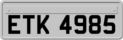 ETK4985
