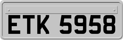 ETK5958