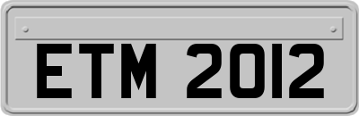 ETM2012