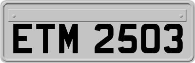 ETM2503