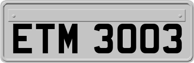 ETM3003