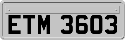 ETM3603