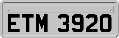 ETM3920
