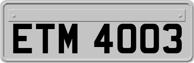 ETM4003