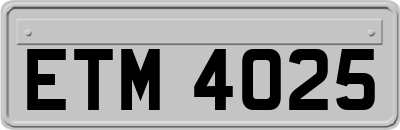 ETM4025