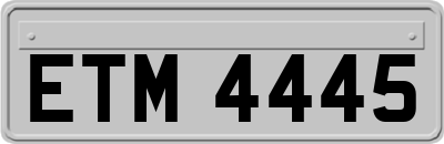ETM4445