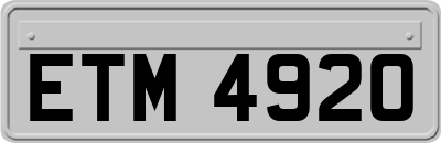 ETM4920