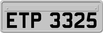ETP3325