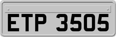 ETP3505